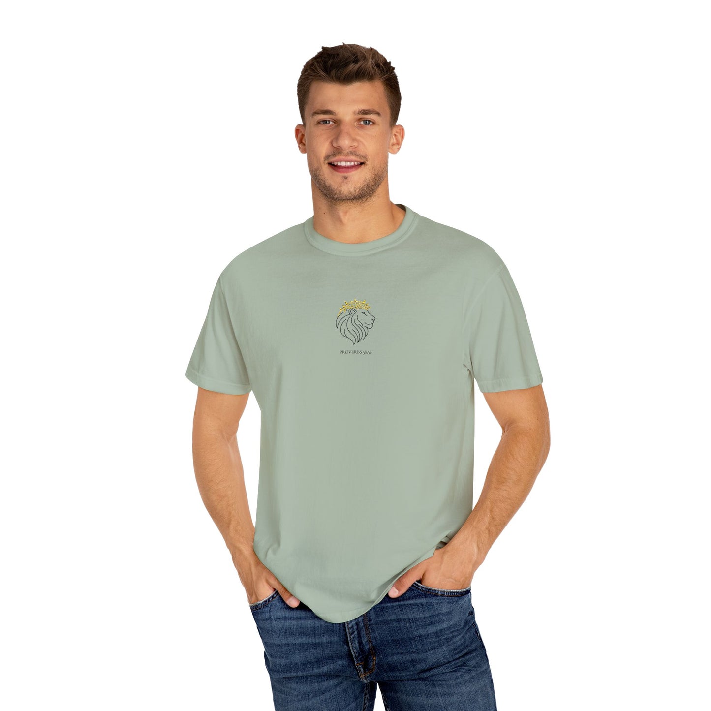 Christ Unisex T-shirt with Proverbs 30:30 Design