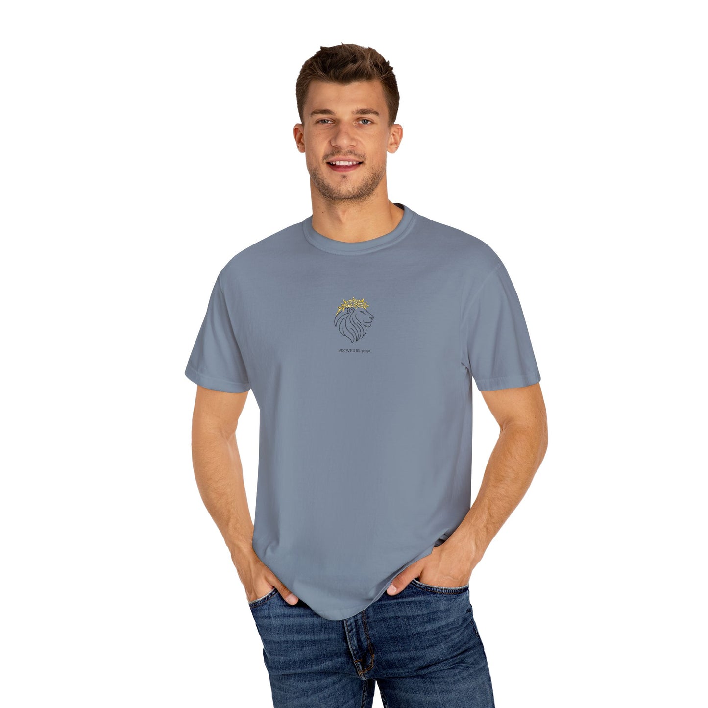 Christ Unisex T-shirt with Proverbs 30:30 Design
